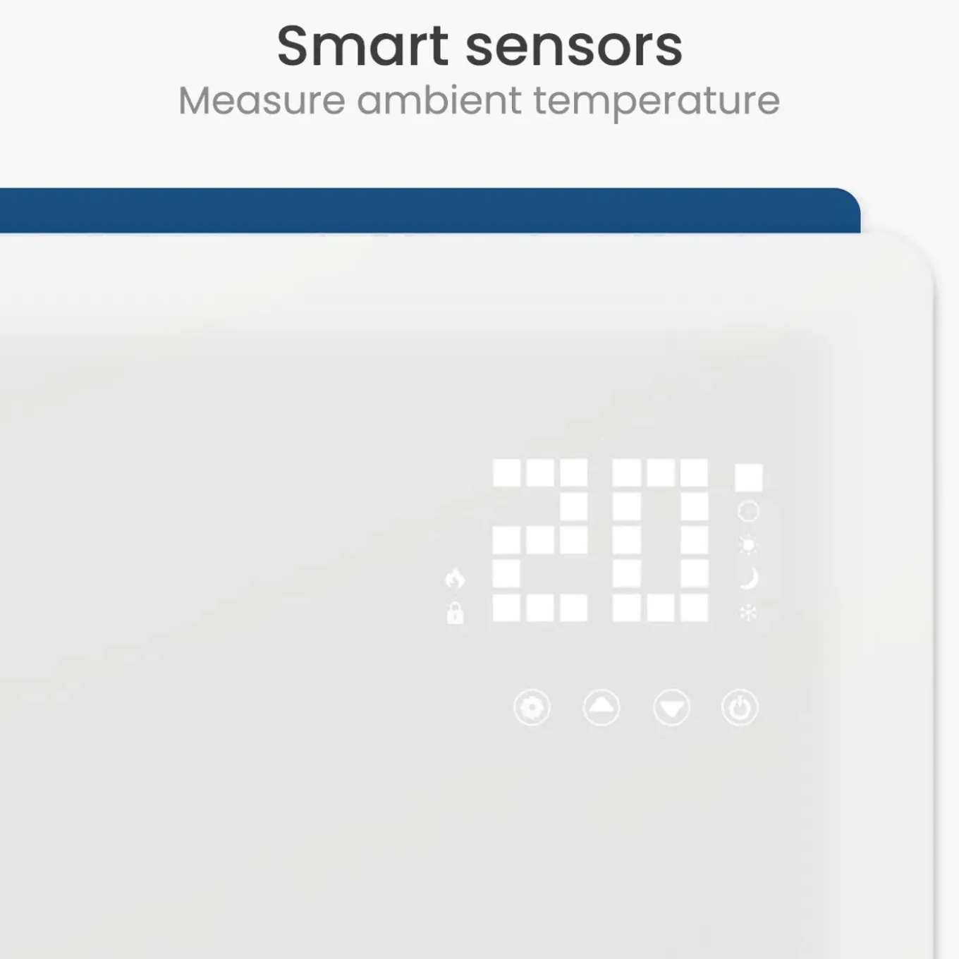 Gologi Elektrische Kachel - Verwarming - Convectorkachel - App En Touch - Tot 25m2 - 2000w - Wit