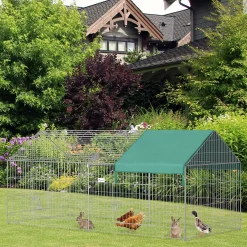4goodz Buitenverblijf Ren Met Zonwering Voor Konijnen