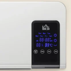 4Goodz Elektrische Heater Wandmontage Met Oscillatiefunctie - 2 Standen - Timer - Led-display