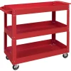 4goodz Gereedschapswagen Met 3 Etages, Lege Werkplaatswagen - Rood