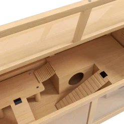 4Goodz Hamsterkooi Van Hout Met Hangbrug