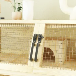 4Goodz Hamsterkooi Van Hout 87x43x101 Cm Knaagdierkooi