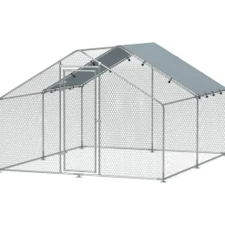 4Goodz Kippenren Met Waterdichte En Uv-bestendige Hoes - 10-15 Kippen - 3 X 3,4 X 1,9 M
