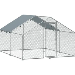 4Goodz Kippenren Met Waterdichte En Uv-bestendige Hoes - 10-15 Kippen - 3 X 3,4 X 1,9 M