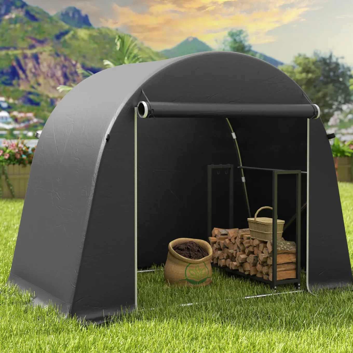 4goodz Opslagtent/weidetent 245x120x200 Cm Met Uv-bescherming