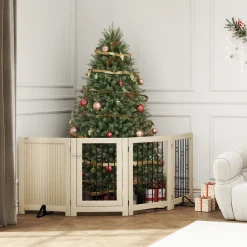 4goodz Opvouwbaar Veiligheidshek Voor Huisdieren 205 Cm Breed En 70 Cm Hoog