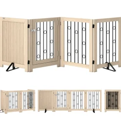 4goodz Opvouwbaar Veiligheidshek Voor Huisdieren 205 Cm Breed En 70 Cm Hoog