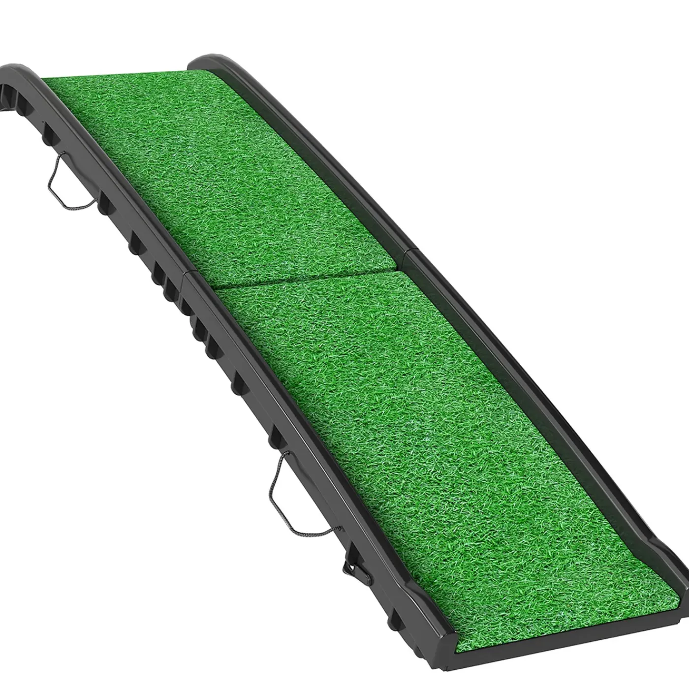 4Goodz Opvouwbare Hondenloopplank Met Kunstgras 155 Cm