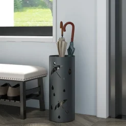 4goodz Paraplustandaard Staal - 4 Haken - Wateropvangbak - Staal - Grijs