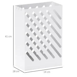 4Goodz Paraplustandaard Staal - Wateropvangbak - Staal - Wit