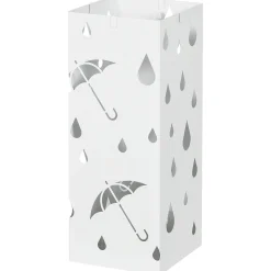 4Goodz Paraplustandaard Staal - 4 Haken - Wateropvangbak - Staal - Wit