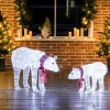 4goodz Set 2st Kerstfiguur Ijsberen Met Led Verlichting 140 Led