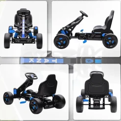 4Goodz Skelter Met Vrijloopsysteem - Voor 3-6 Jaar - Blauw