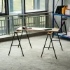 4Goodz 2 Stuks Zaagbok Staal Schragen 100x50x78 Cm Max 125 Kg - Geel Zwart