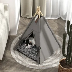 4Goodz Tipi-tent Voor Katten En Honden - Grijs