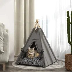4Goodz Tipi-tent Voor Katten En Honden - Grijs