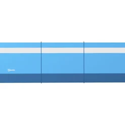 4Goodz Windscherm Met Kijkvenster En Draagtas, Stalen Palen, 440x140cm, Blauw