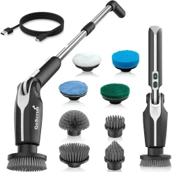 GoScrub ® Cleaning Hero V1 - Elektrische Schoonmaakborstel – Schrobber - Zwart
