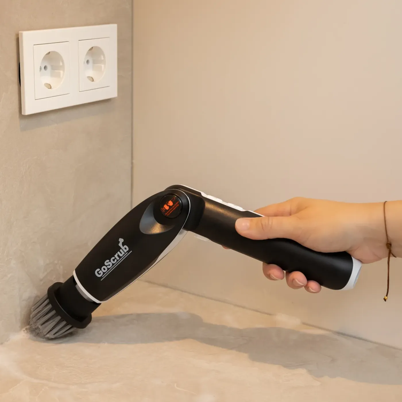 GoScrub ® Cleaning Hero V1 - Elektrische Schoonmaakborstel – Schrobber - Zwart