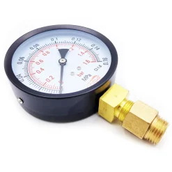 Goshe 100mm 6 BAR manometer drukmeter m20x1,5 + 1/2" verlaging