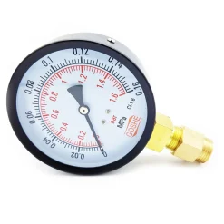 Goshe 100mm 16 BAR manometer drukmeter m20x1,5 + 1/2" verlaging
