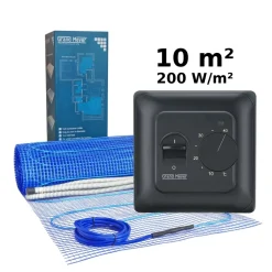 Grand Meyer Elektrische Vloerverwarmingsset 10 M², 200 W/m² + Mst-10 Thermostaat
