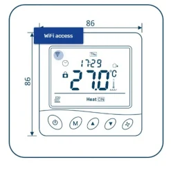 Grand Meyer Elektrische Vloerverwarmingsset 2 M², 200 W/m² + W390 Thermostaat