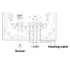 Grand Meyer Elektronische Thermostaat Mst-9n Zwart, Compatibel Met Twee Maten (46×46 Of 56×56 Mm)