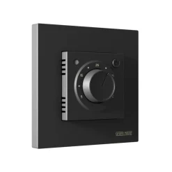Grand Meyer Elektronische Thermostaat Mst-9n Zwart, Compatibel Met Twee Maten (46×46 Of 56×56 Mm)