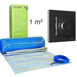 Grand Meyer Vloerverwarmingsset 1 M², 170 W/m² + Mst-9n Thermostaat
