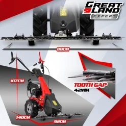 Greatland - Thermische Maaimachine 196 Cc - Maaibreedte 88 Cm