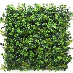 Green Fire 57 - Kunstplant Suzana - Gevarieerd En Elegant Bladerdek - 50 X 50 Cm