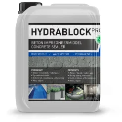 GreenSeal - Hydrablock Pro - Beton impregneermiddel - 100% Waterdichting kelders 2,5L / 10m²