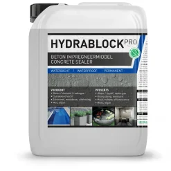 GreenSeal Solutions GreenSeal - Hydrablock Pro - Beton Impregeneermiddel - 100% Waterdicht kelder, vijver - 5L / 20m²