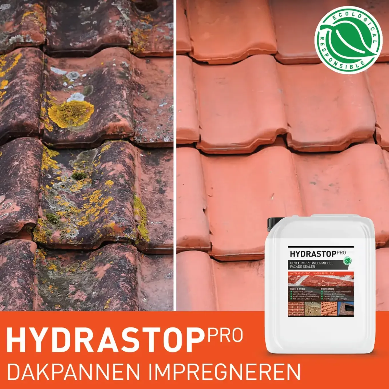 Greenseal - Hydrastop Pro - Gevel impregneren - Buitenmuur impregneermiddel 150m² - 25L