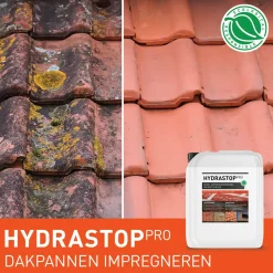 GreenSeal Solutions Greenseal - Hydrastop Pro - Gevel impregneermiddel, Dakpannen, Schoorsteen impregneren - 2.5L / 15m²