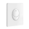 Grohe Bedieningspaneel Start - Kunststof - Wit - Tweeknops - 16,5x12cm