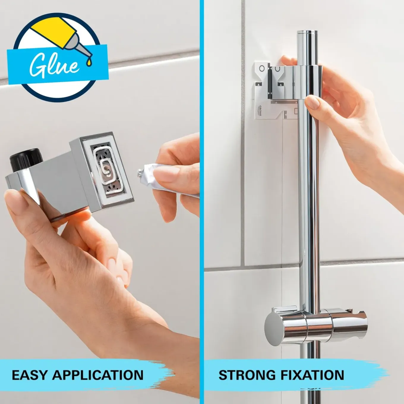 Grohe douchegarnituur Start Alira – 3 straalsoorten