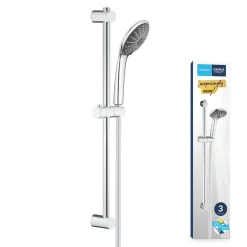 Grohe doucheset Vitalio Joy 110mm 3 stralen chroom