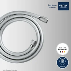 GROHE Doucheslang VitalioFlex Comfort - Anti-torsie - Universeel - Chroom - 150cm