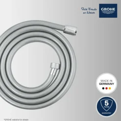 Grohe Doucheslang VitalioFlex Comfort - Anti-torsie - Universeel - Chroom - 200cm