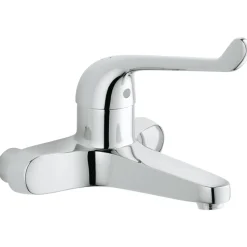 Grohe Europro Veiligheidswandkraan - Vaste Uitloop - Chroom