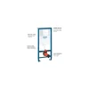 Grohe inbouwreservoir Rapid SL 3-in-1 set frame, pushplate en bevestigingsmateriaal + wit bedieningspaneel