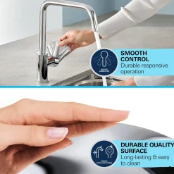 Grohe keukenmengkraan Start Alira – hoog model