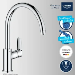 Grohe keukenmengkraan Start Alira – hoog model