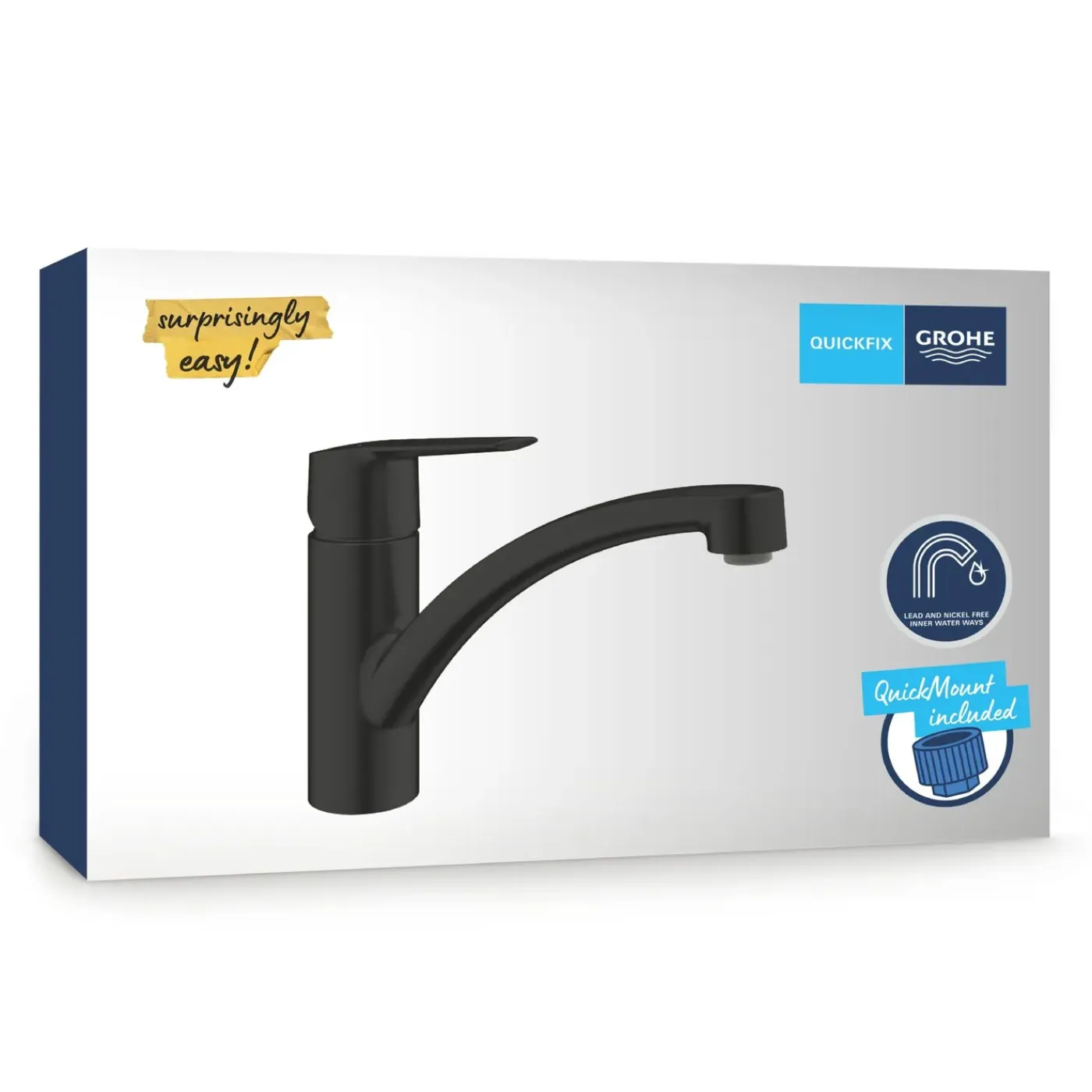 Grohe keukenmengkraan Start mat zwart