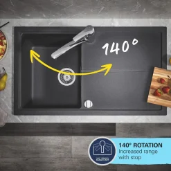 Grohe keukenmengkraan Swift chroom