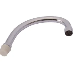 Grohe kraanuitloop voor wastafelkraan 15cm chroom