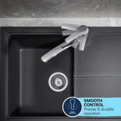 Grohe QuickFix Start Keukenmengkraan met uittrekbare handdouche Chroom
