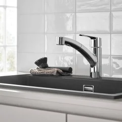Grohe QuickFix Start Keukenmengkraan met uittrekbare handdouche Chroom